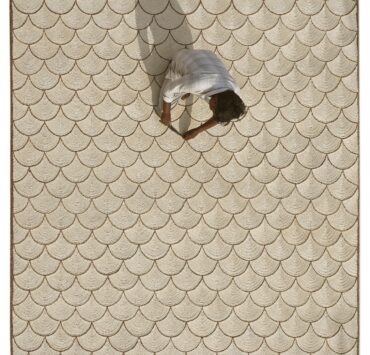 knots custom rugs scalloped coiled abaca rug