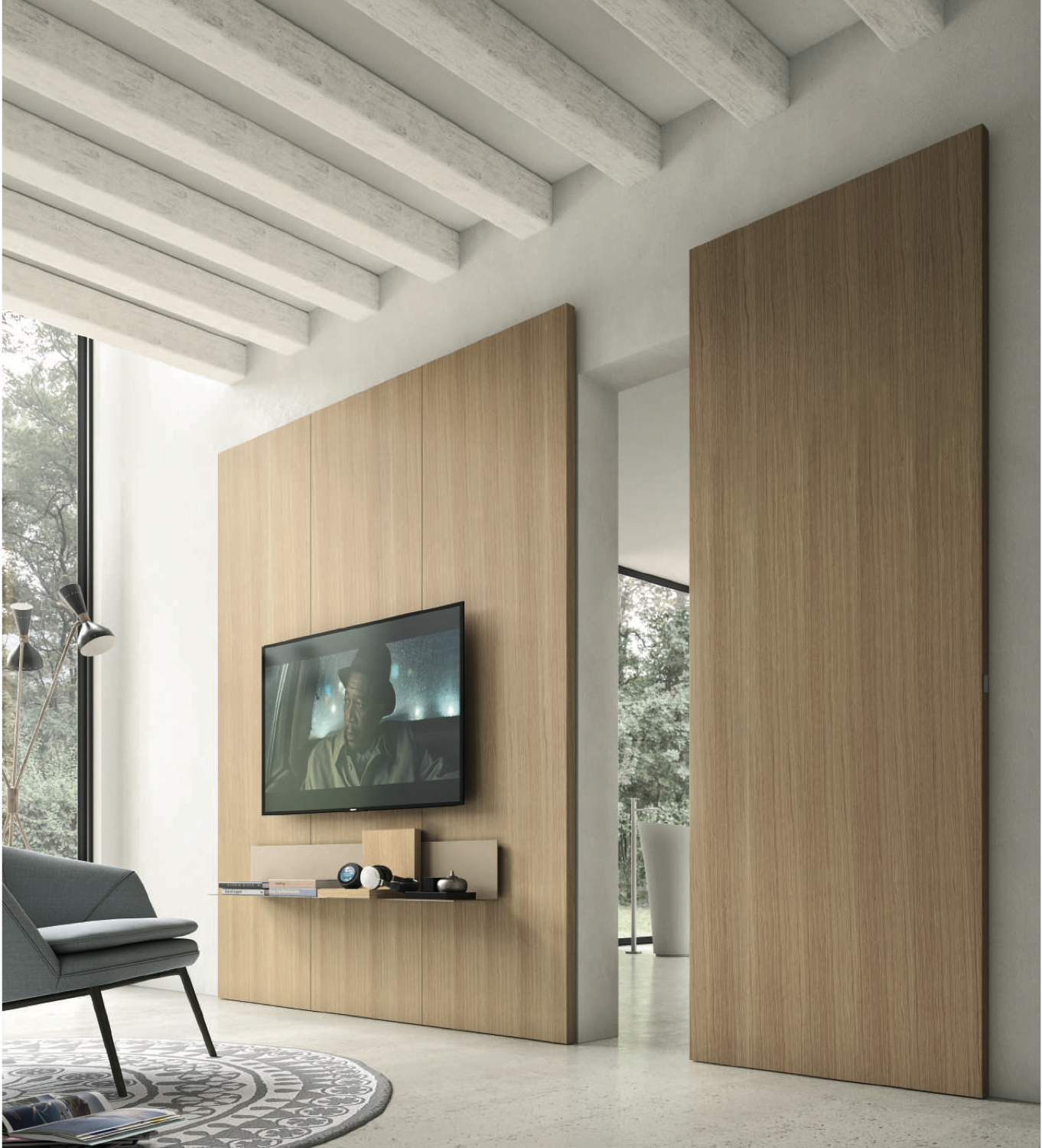 materia collection + italdoors sliding door magic system