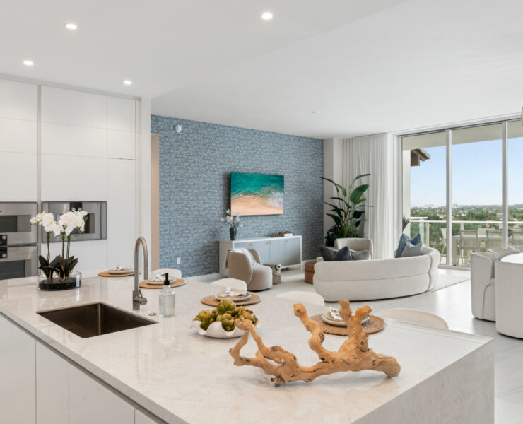 kitchen at ALINA 220 Boca Raton