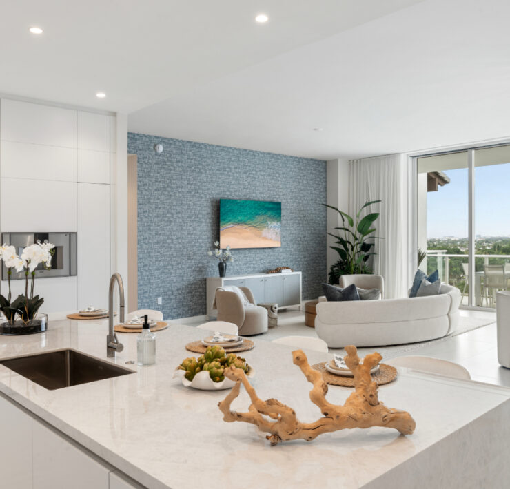 kitchen at ALINA 220 Boca Raton