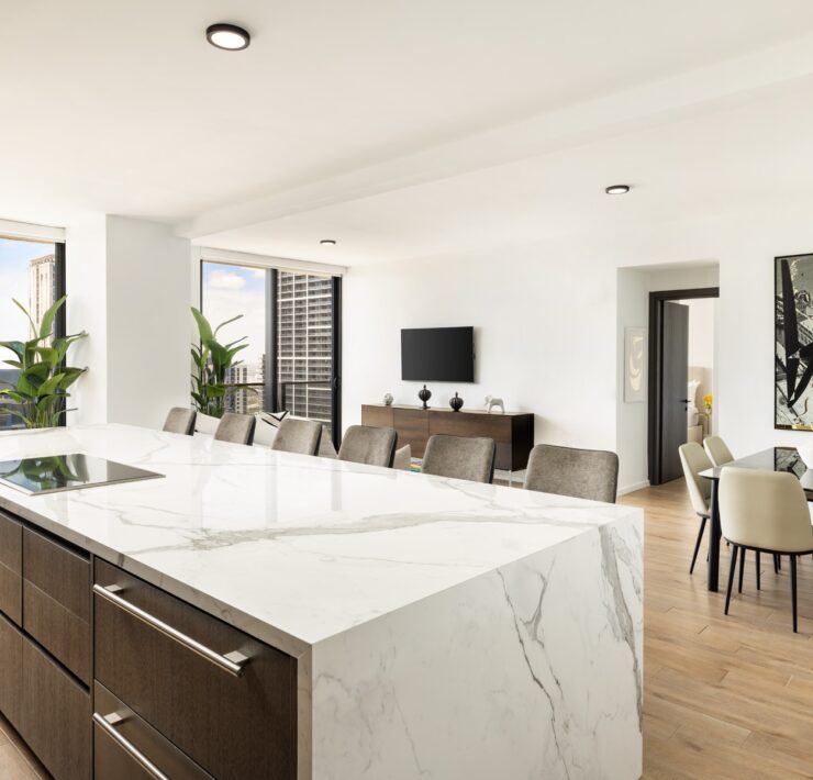 the elser four bedroom suite gourmet kitchen with oversized island 1
