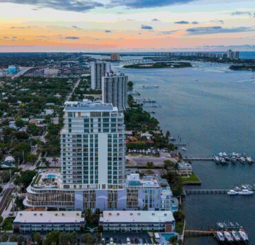 alba palm beach building sunset north view credit alba palm beach