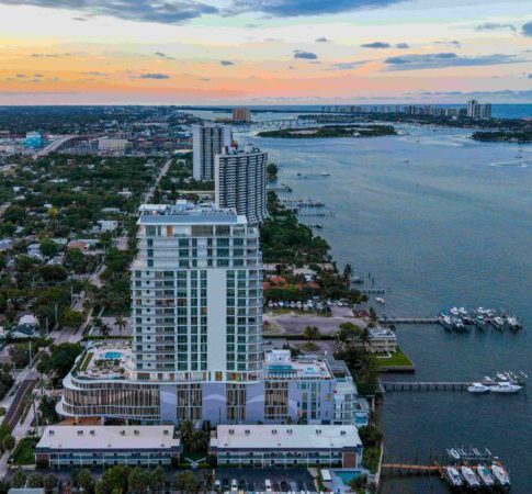 alba palm beach building sunset north view credit alba palm beach