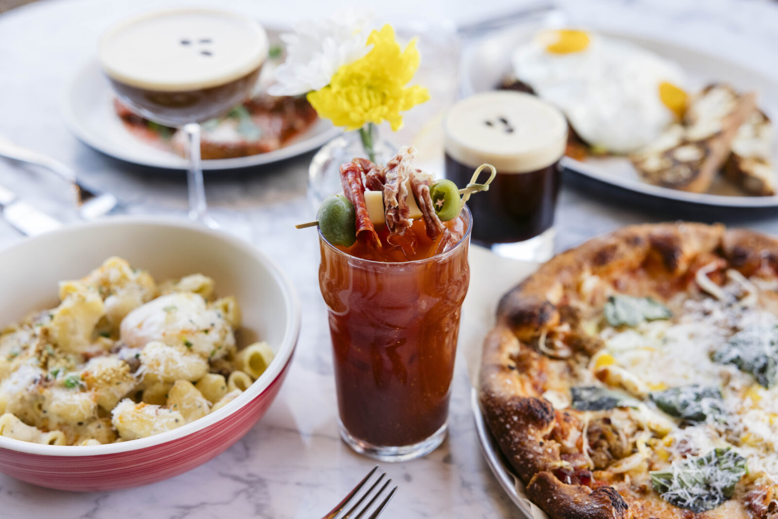 brunch spread