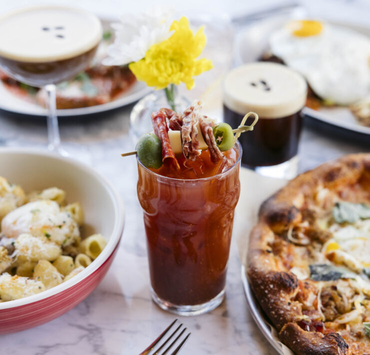 brunch spread