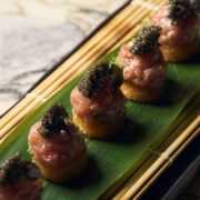 giselle toro & caviar crispy rice