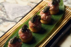 giselle toro & caviar crispy rice