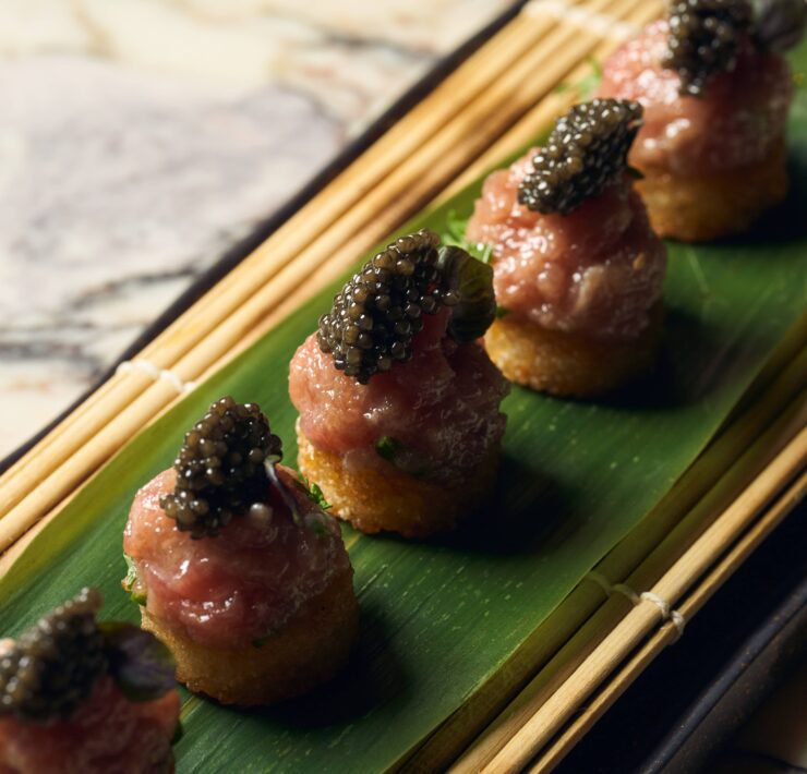 giselle toro & caviar crispy rice
