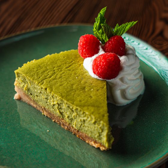 menu matcha cheesecake