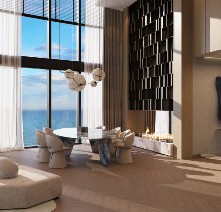porsche tower dining