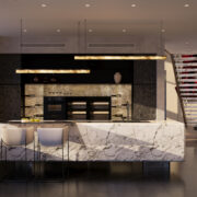 porsche tower kitchen
