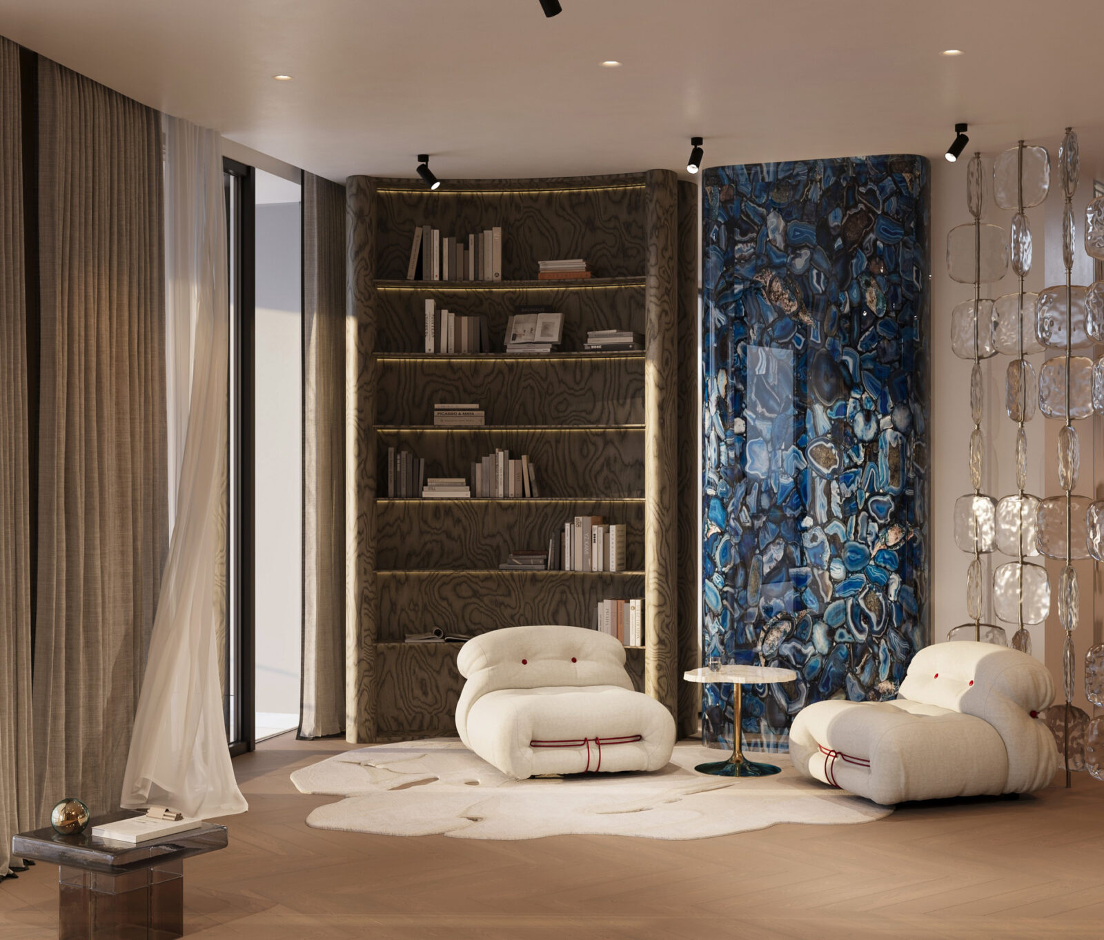 porsche tower master bedroom