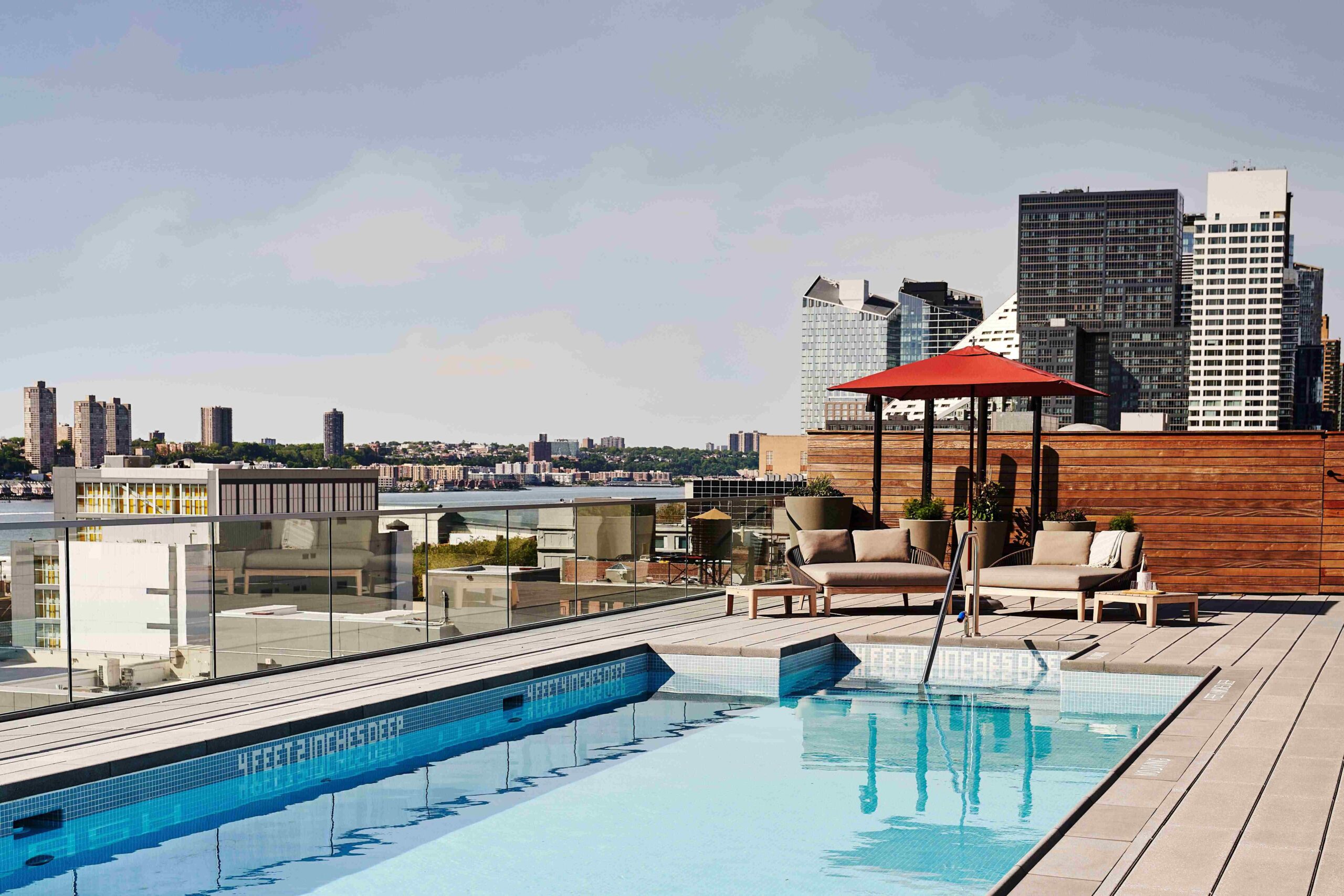 rooftop pool w hudson views credit adrian gaut