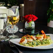 scallop & shrimp saute