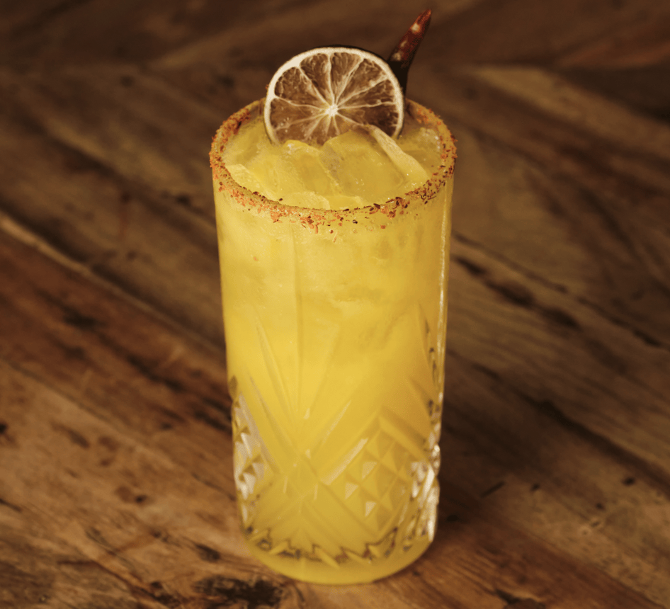 spicy mango margarita at roccos tacos credit roccos tacos